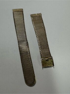 Vintage Gold Filled Mesh Watch Band